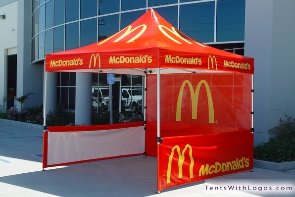 10 x 10 Pop Up Tent - McDonald's